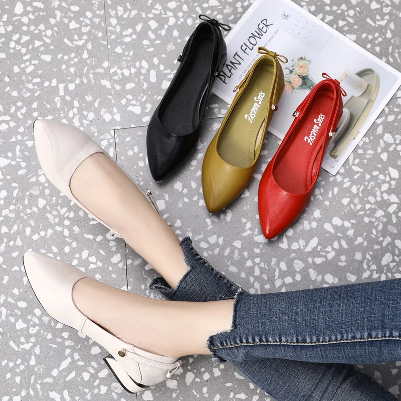 USS Shoes Lupe Women's Low-Heel Dress Pumps - Luxuryurbanwear