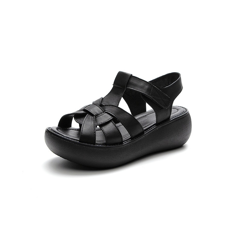 USS Shoes Macry Women's Peep Toe Wedges Sandals