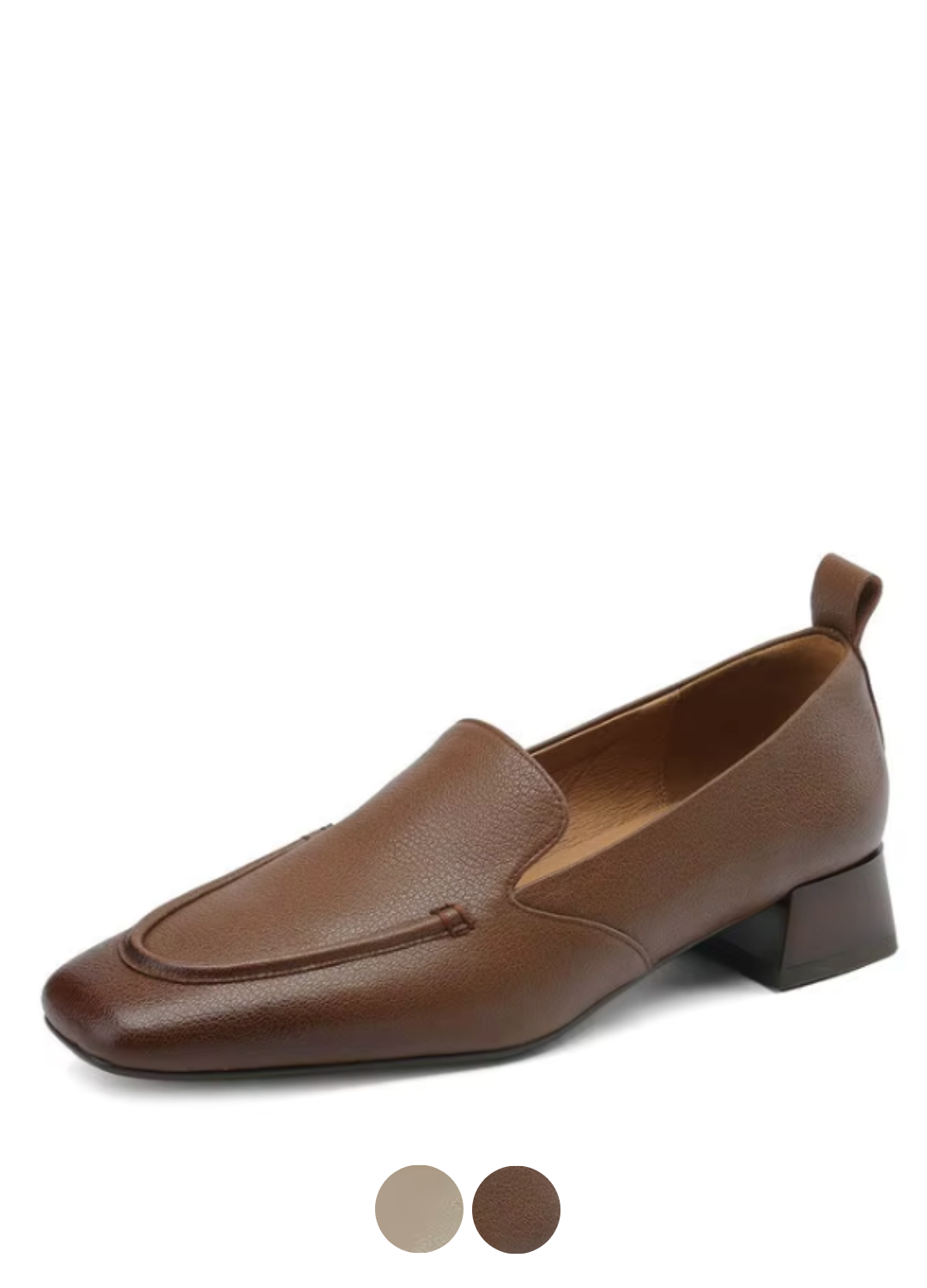 USS Shoes Maggi Women's Square Low Heel Office Loafer - Luxuryurbanwear