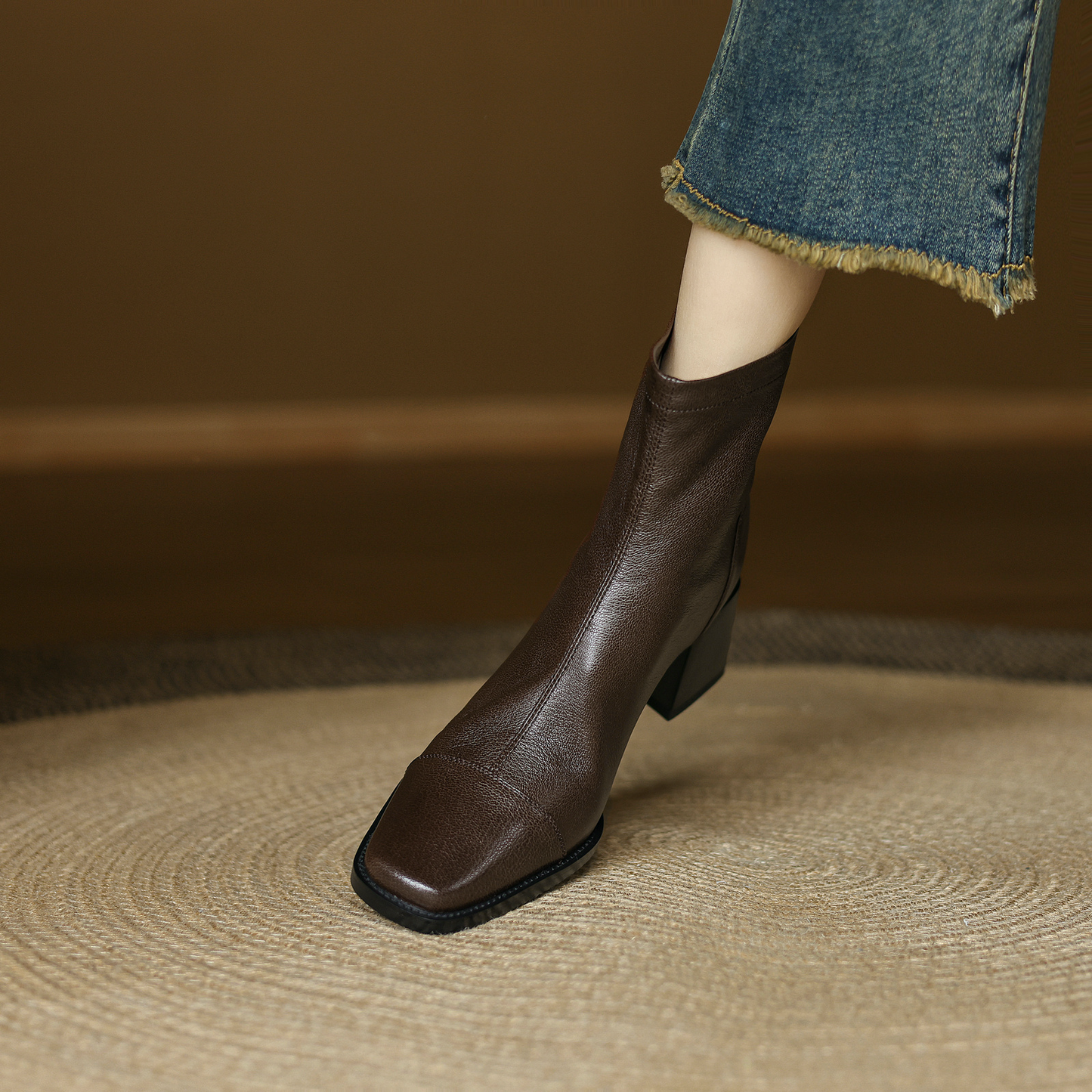 USS Shoes Maibe Women's Round Toe Ankle Boots - Luxuryurbanwear