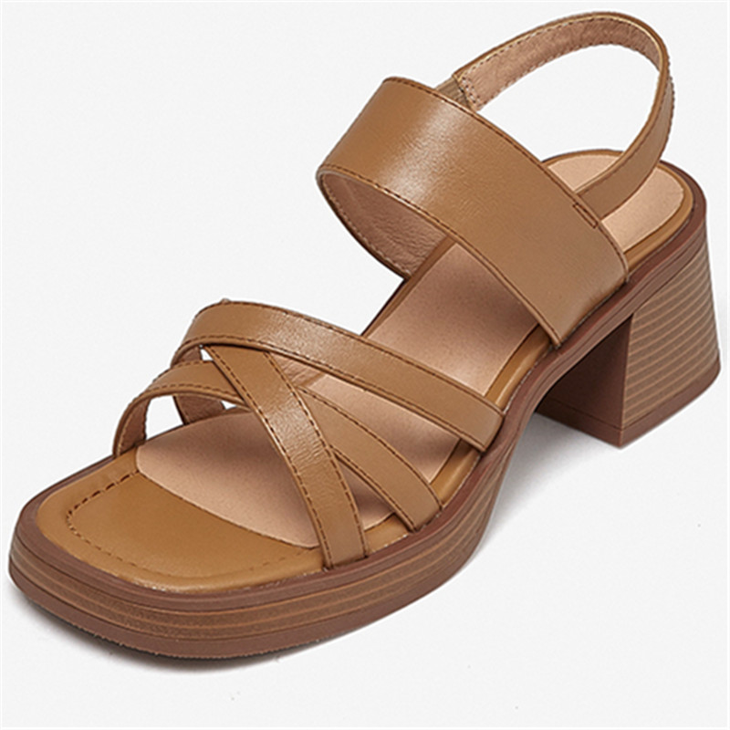 USS Shoes Marena Women's Square Heel Sandal - Luxuryurbanwear
