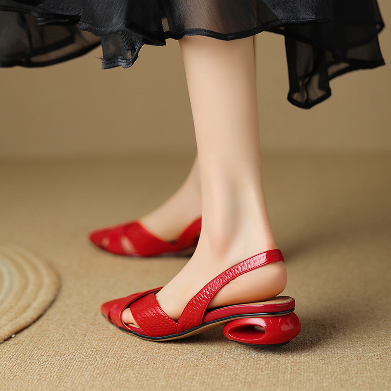 USS Shoes Margot Women's Pointed Toe Dress Sandals - Luxuryurbanwear