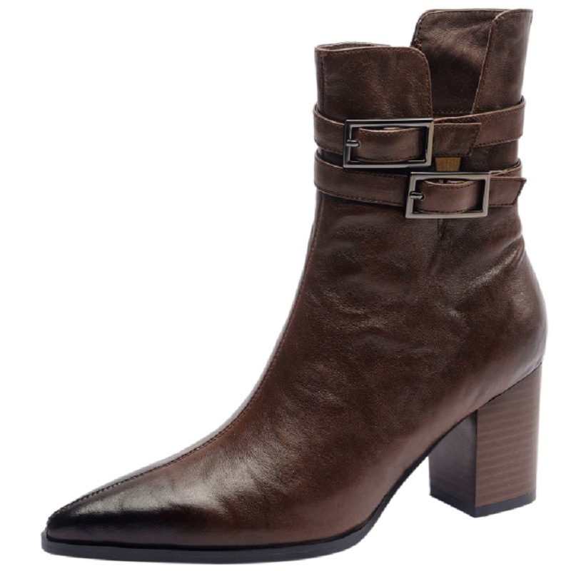 USS Shoes Marly Women's Side Zipper Ankle Boots - Luxuryurbanwear