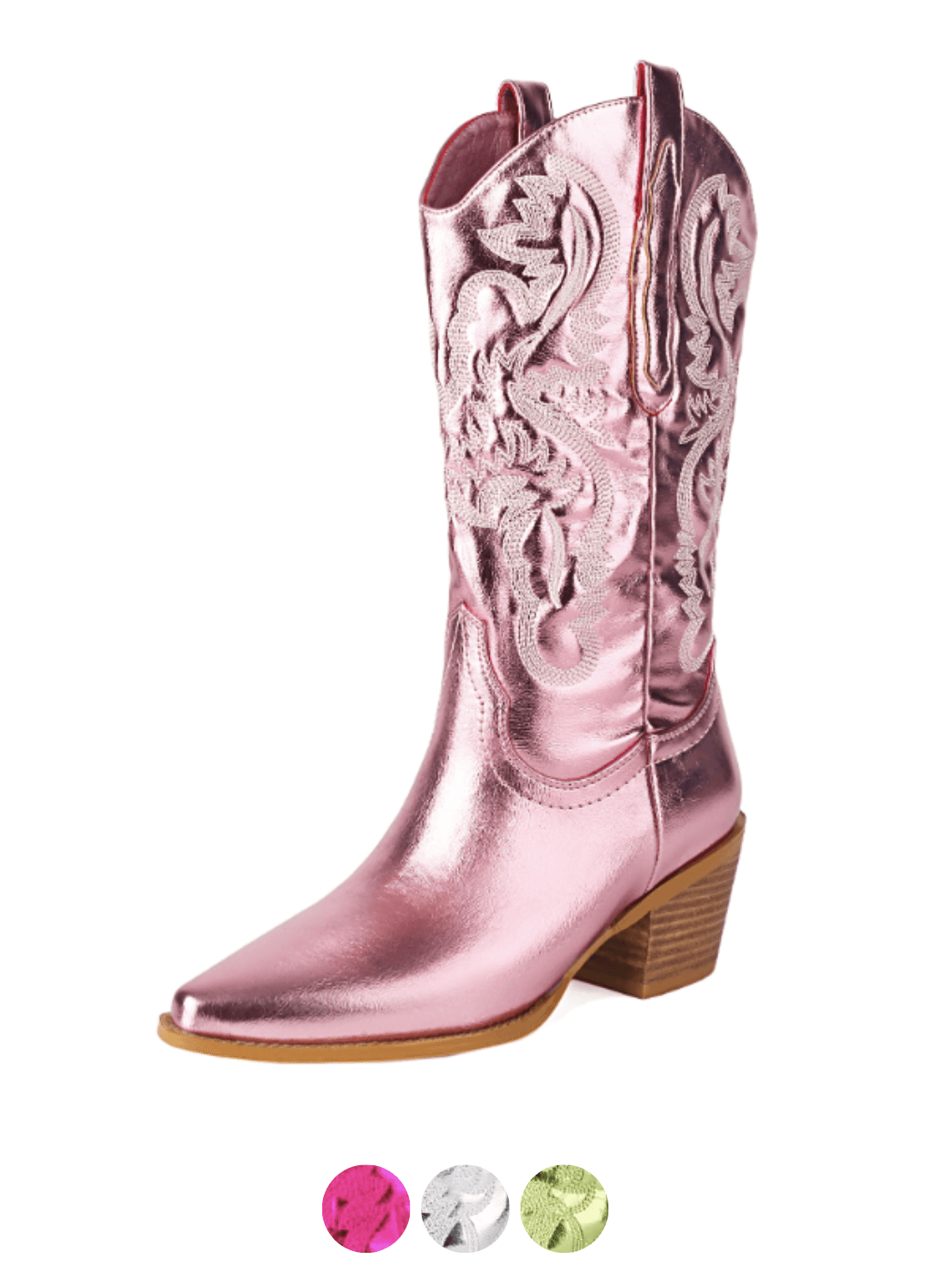 USS Shoes Marty Women's Metallic Cowboy Boots