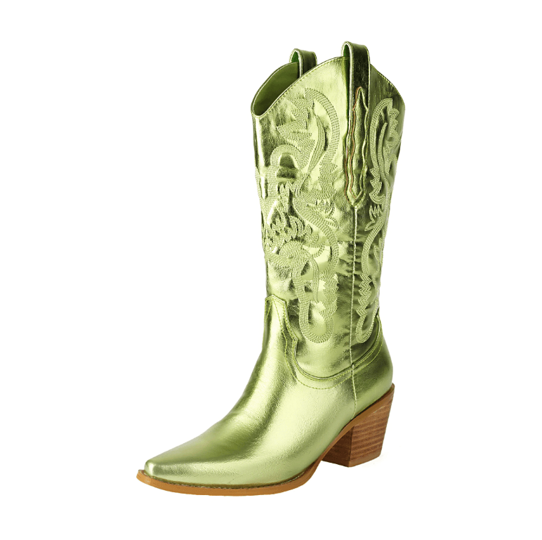 USS Shoes Marty Women's Metallic Cowboy Boots