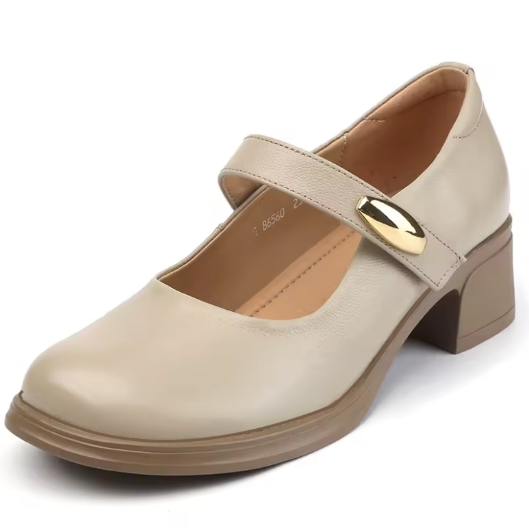 USS Shoes Mary Jane Women's Leather Pumps - Luxuryurbanwear