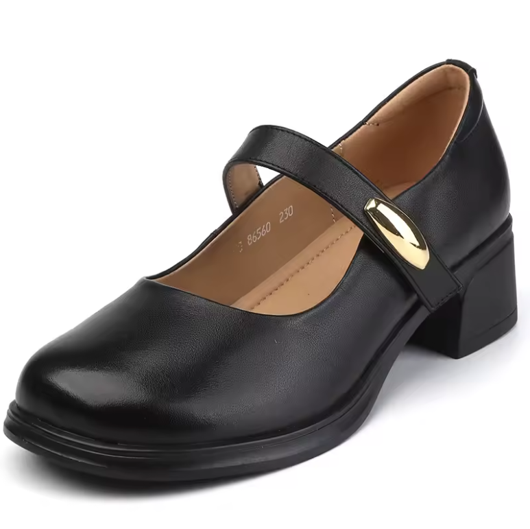 USS Shoes Mary Jane Women's Leather Pumps - Luxuryurbanwear