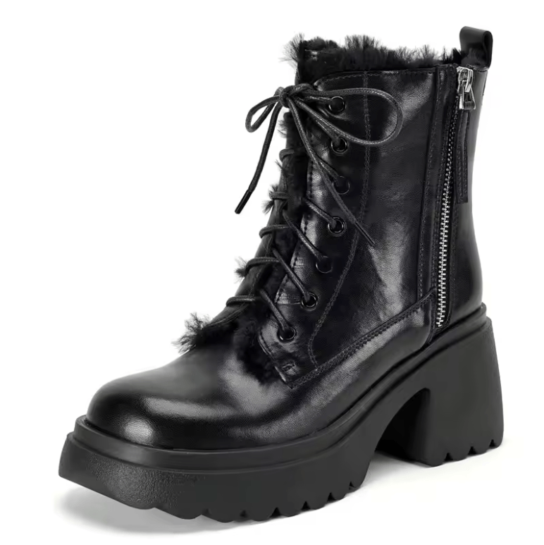 USS Shoes Matilde Women's Snow Leather Ankle Boots