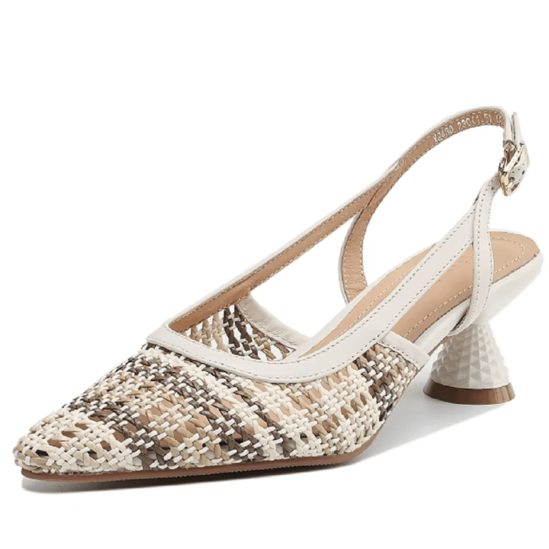 USS Shoes Mechy Women's Pointed Toe Woven Leather Sandals