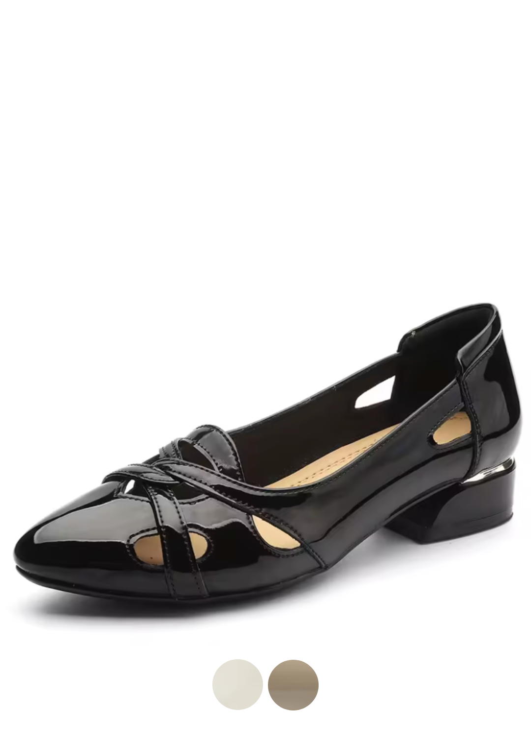 USS Shoes Melani Women's Pointed Toe Medium Heel Pumps - Luxuryurbanwear
