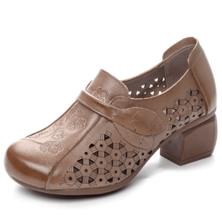 USS Shoes Melisa Women's Comfortable Cowhide Hollow Sandals