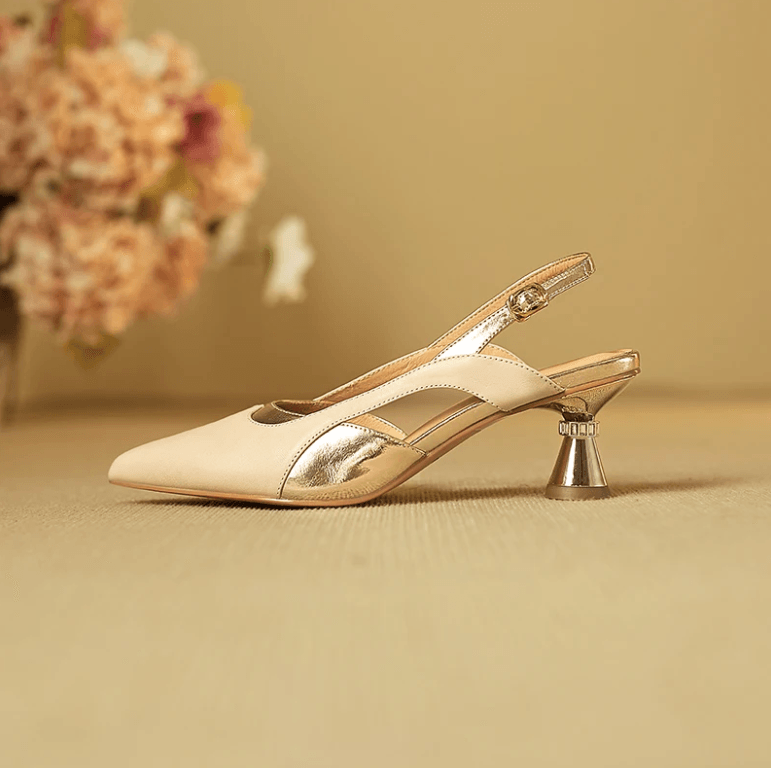 USS Shoes Mia Women's Elegant Sculpted Heel Pumps
