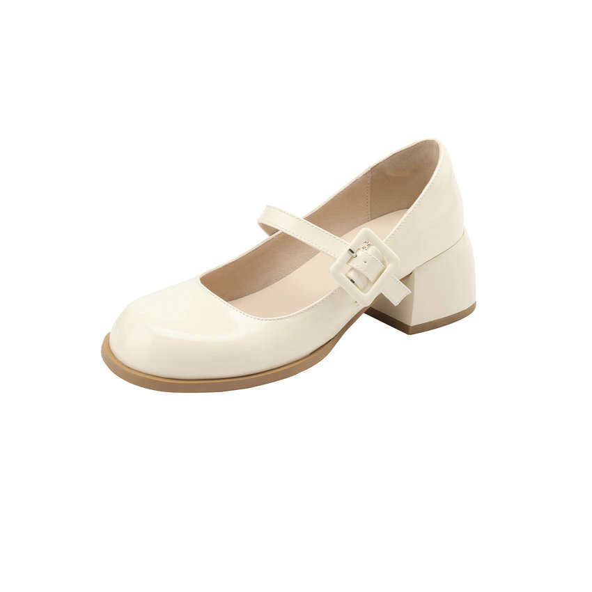 USS Shoes Milagros Women's Square Mid Heel Pumps - Luxuryurbanwear