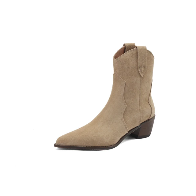 USS Shoes Monica Women's Cowboy Booties - Luxuryurbanwear