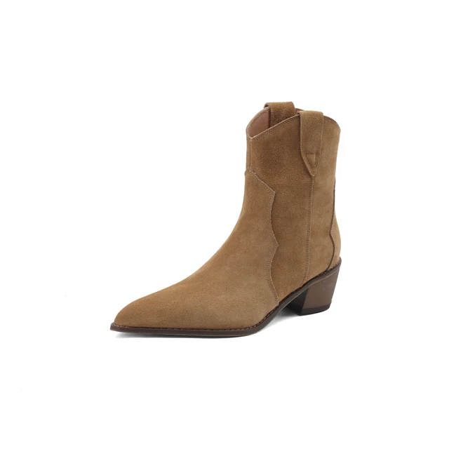 USS Shoes Monica Women's Cowboy Booties - Luxuryurbanwear