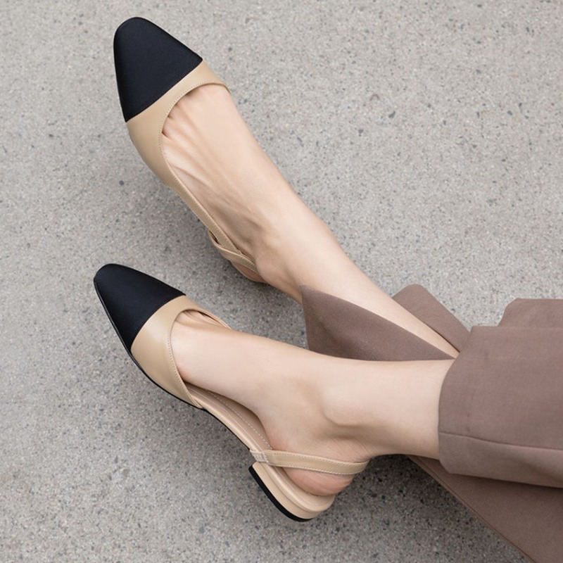 USS Shoes Nayi Women's Square Toe Flats Pumps - Luxuryurbanwear