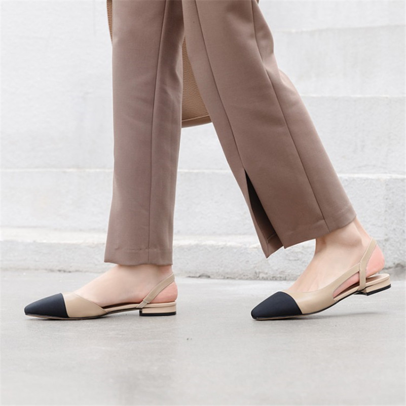 USS Shoes Nayi Women's Square Toe Flats Pumps - Luxuryurbanwear