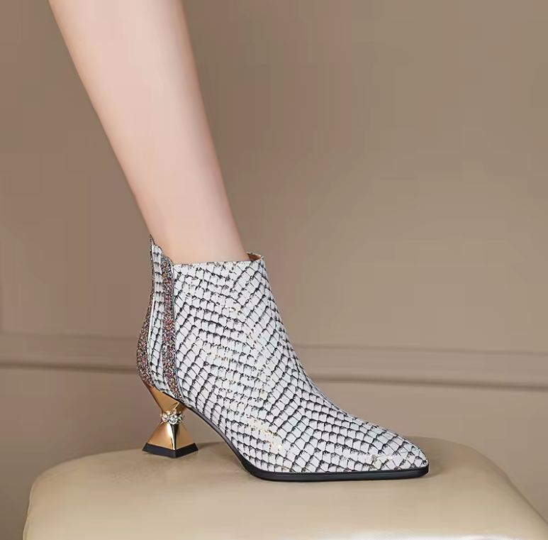 USS Shoes Noriel Women's Elegant Side Zipper Warm Ankle Boots - Luxuryurbanwear