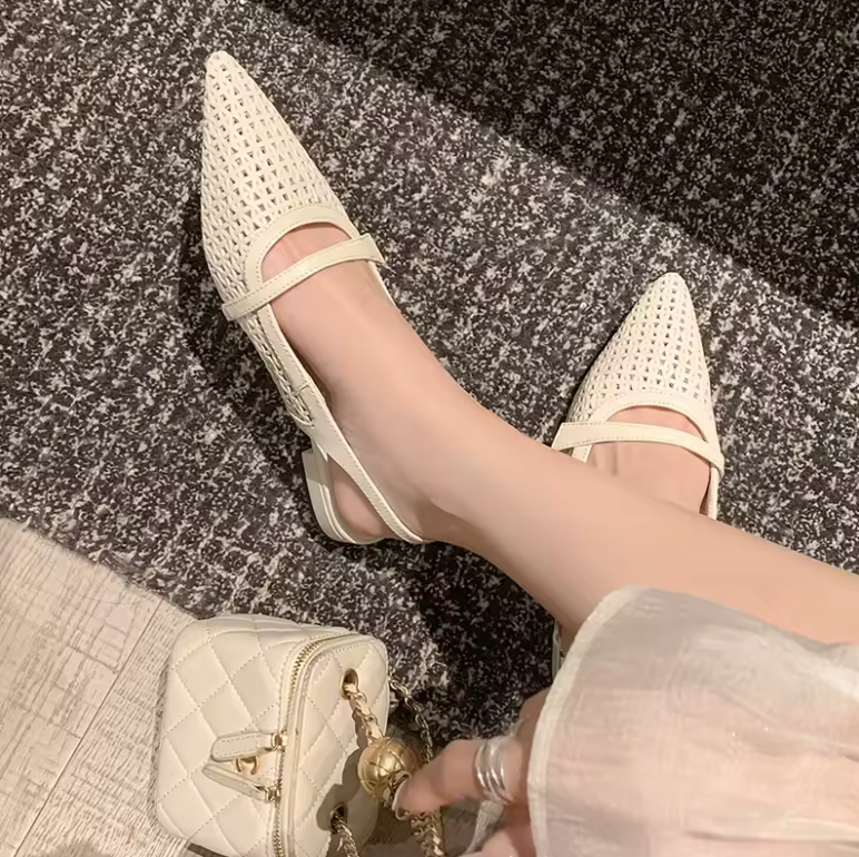 USS Shoes Olga Women's Hollow Leather Sandals - Luxuryurbanwear