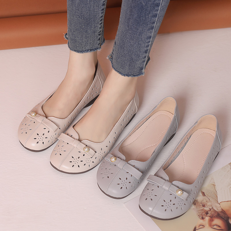 USS Shoes Olga Women's Hollow Out Ballet Flats - Luxuryurbanwear