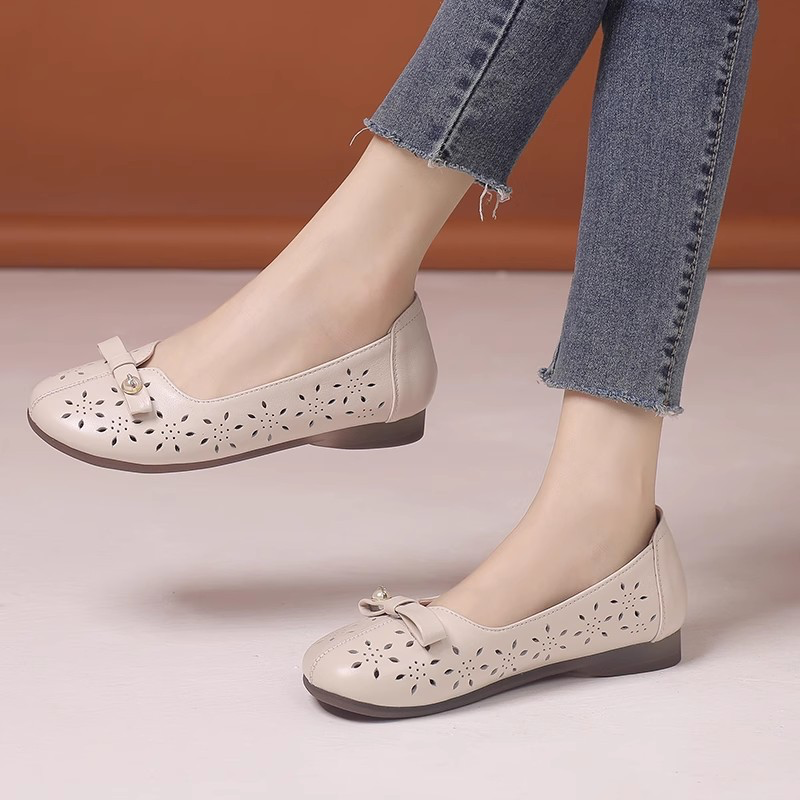 USS Shoes Olga Women's Hollow Out Ballet Flats - Luxuryurbanwear