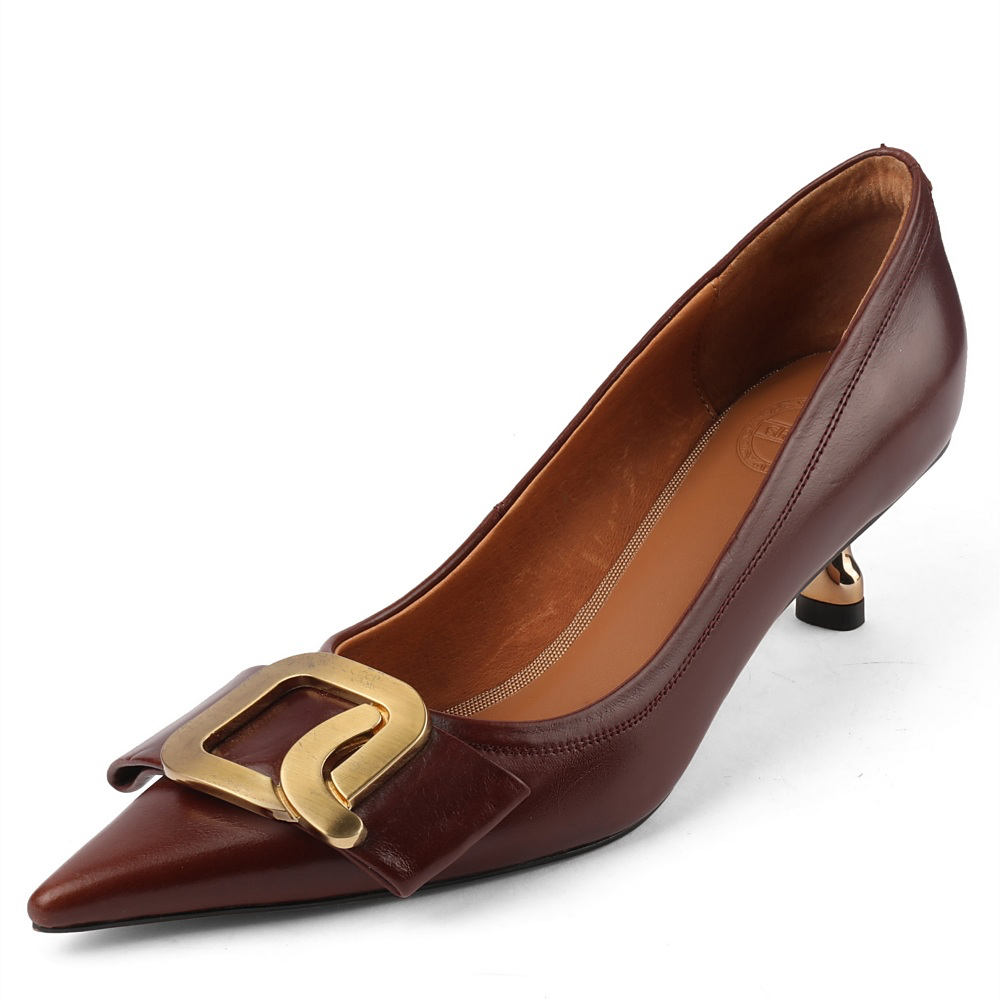 USS Shoes Olga Women's Leather Pointed Toe Pumps - Luxuryurbanwear