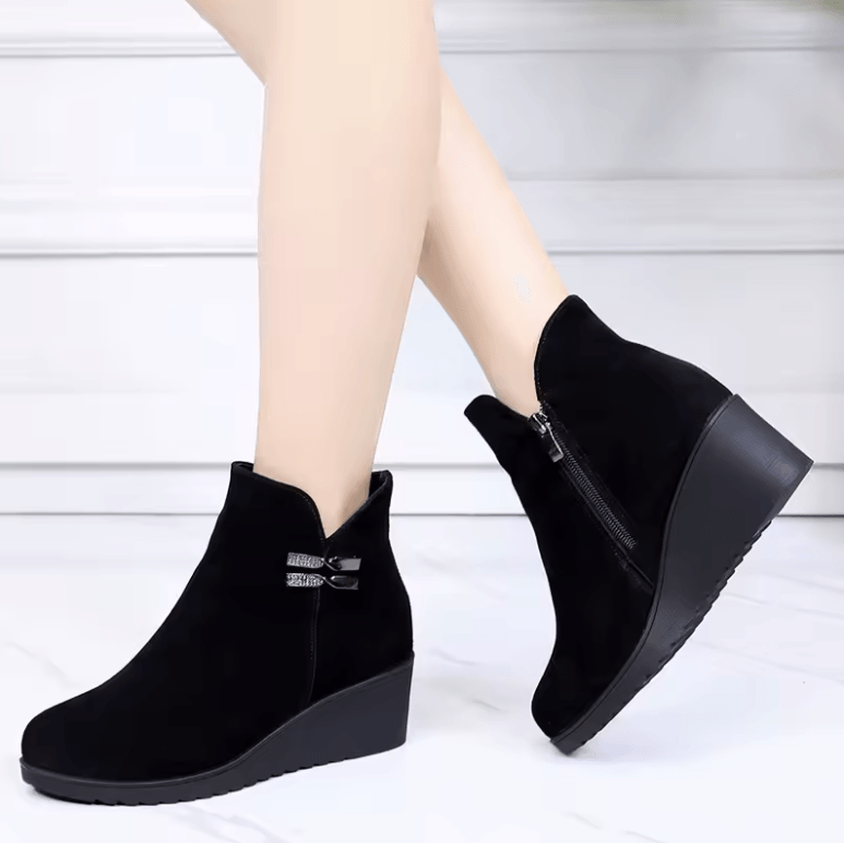 USS Shoes Oliver Women's Wedges Platform Ankle Boots