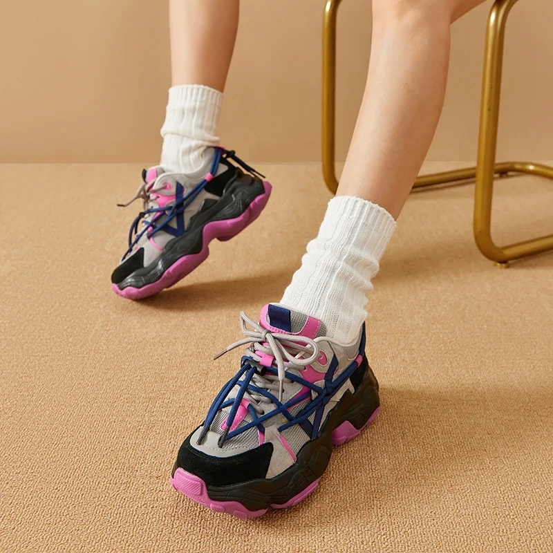 USS Shoes Oluche Women's Lace Up Sneakers - Luxuryurbanwear