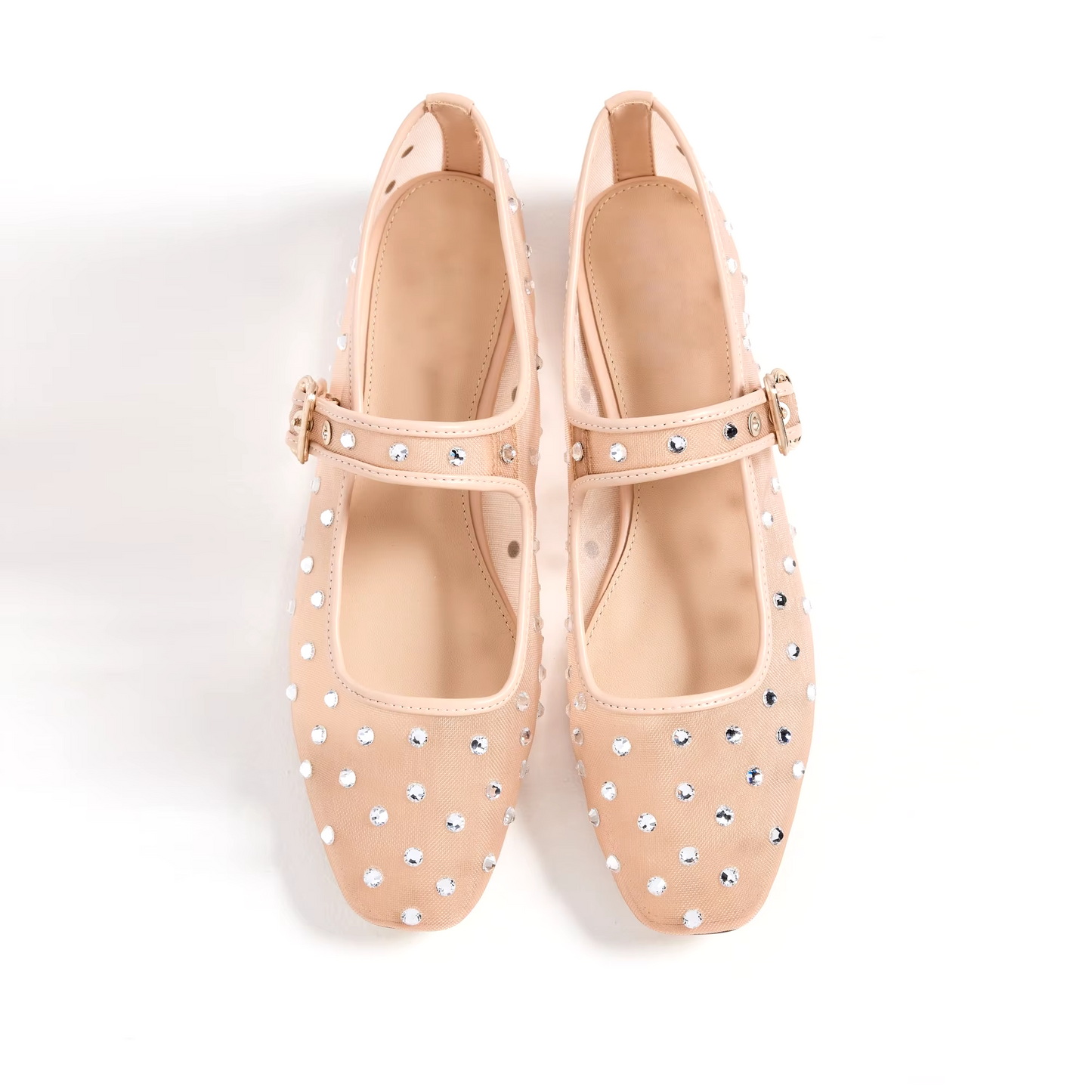 USS Shoes Oralia Women's Rhinestone Ballet Flats - Luxuryurbanwear
