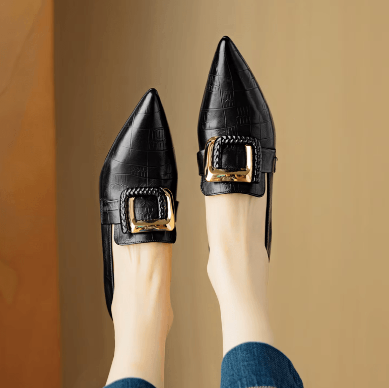 USS Shoes Oriana Women's Pointed Toe Mid Heel Dress Pumps