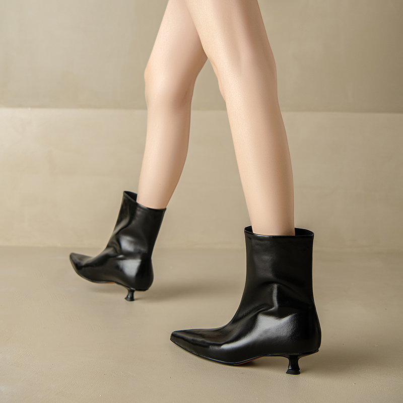 USS Shoes Ornela Women's Pointed Toe Ankle Boots - Luxuryurbanwear