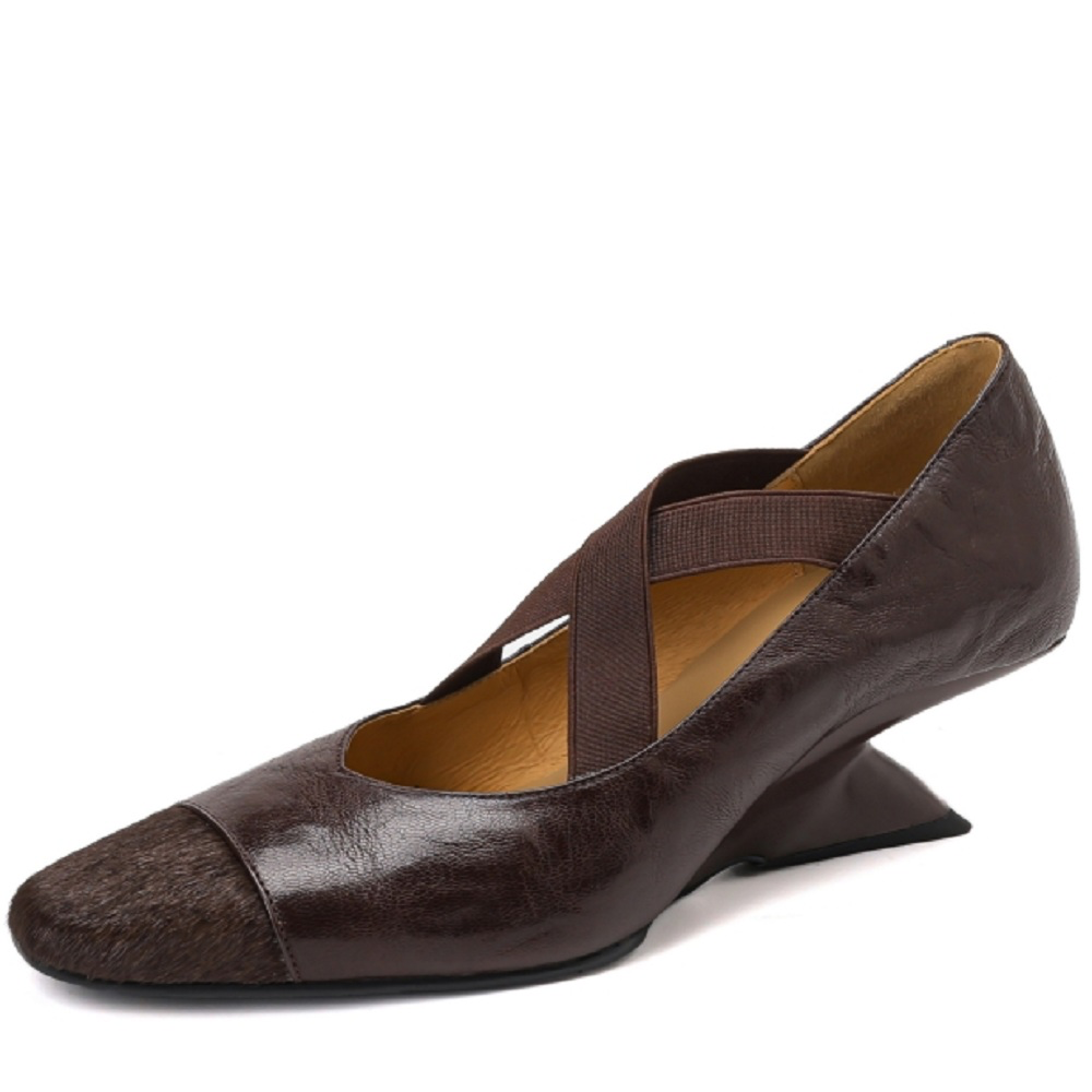 USS Shoes Ornela Women's Square Toe Shallow Pumps - Luxuryurbanwear
