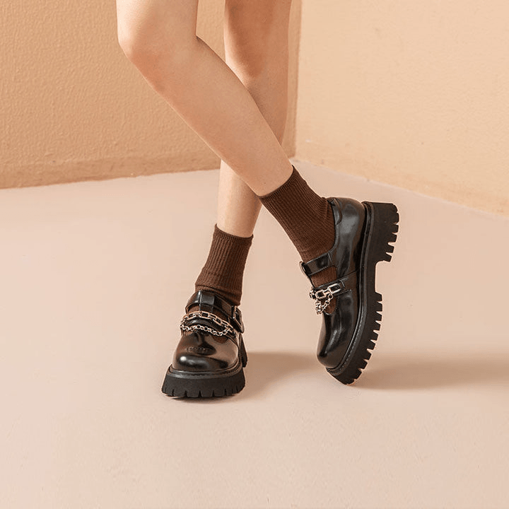 USS Shoes Oz Women's Leather Platform Shoes