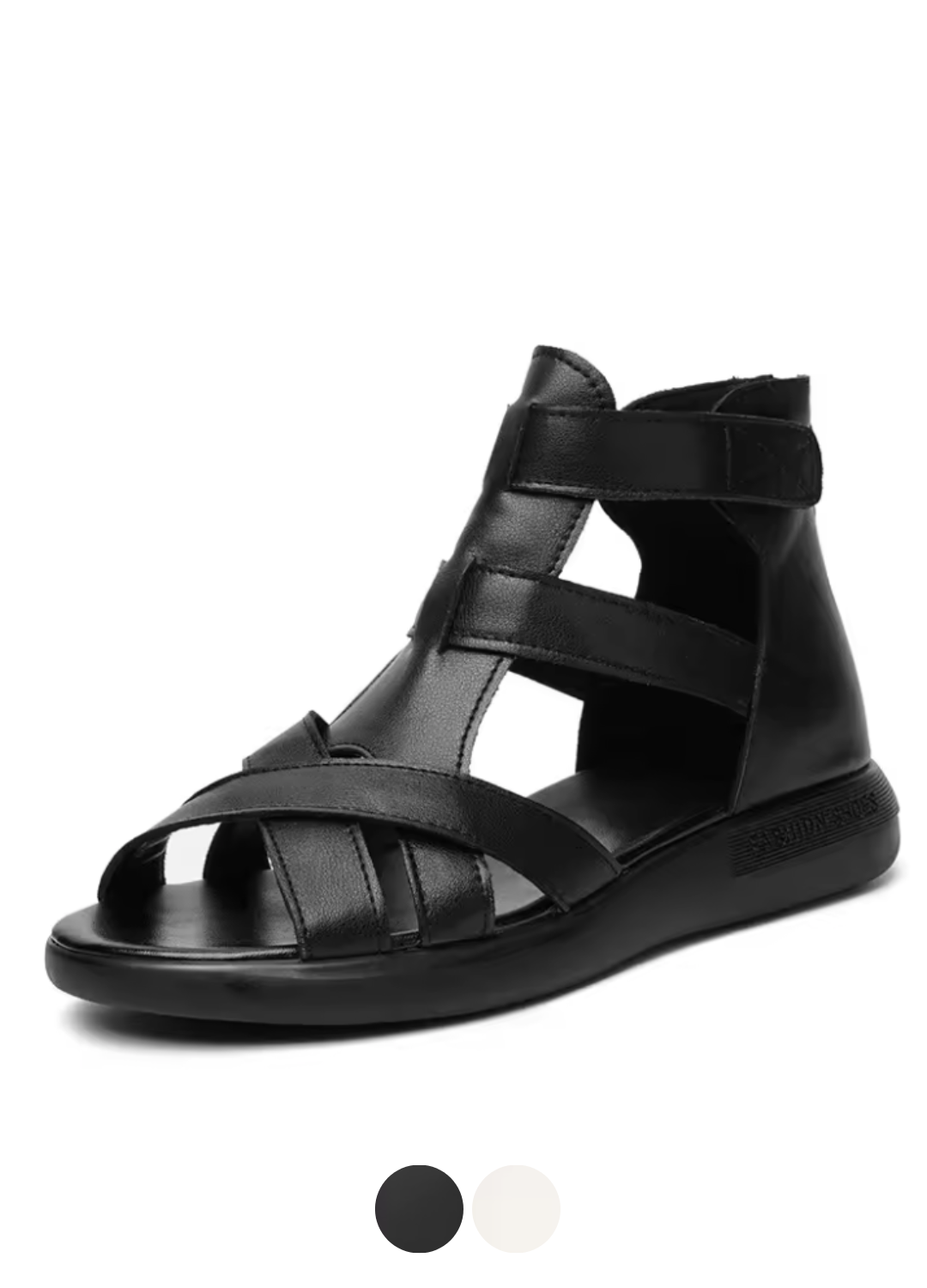 USS Shoes Perla Women's Open-Toe Leather Flat Sandals - Luxuryurbanwear