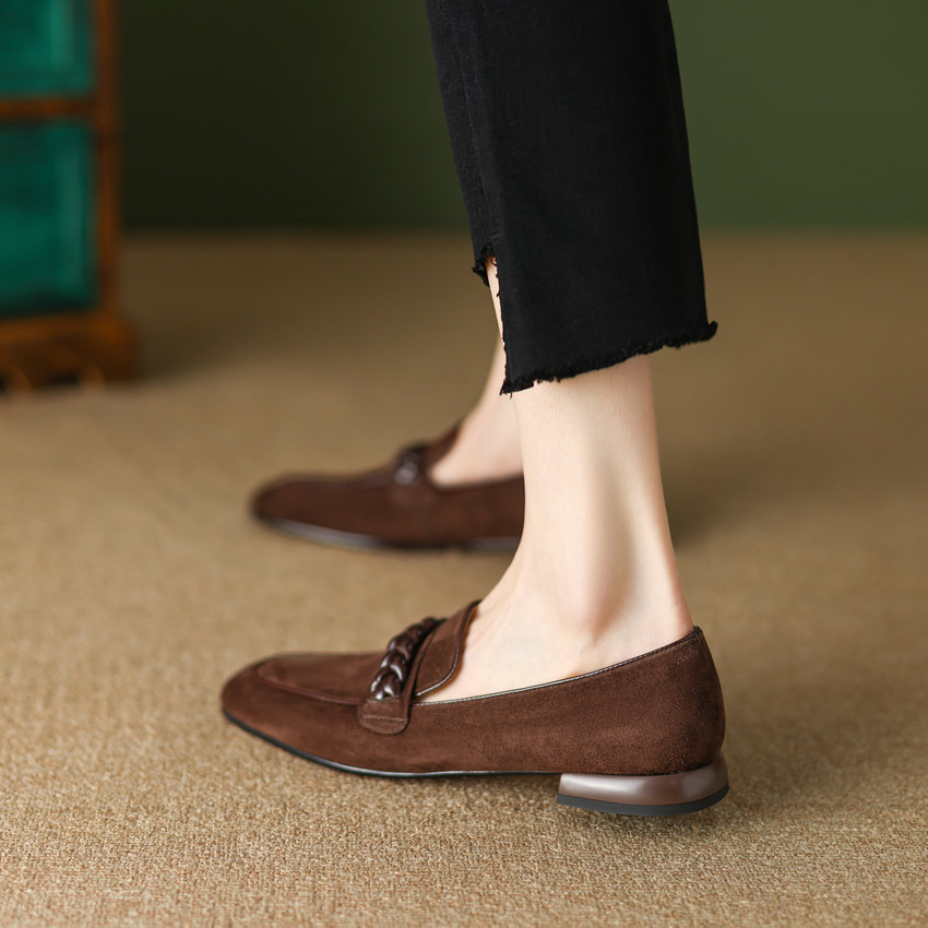 USS Shoes Perla Women's Suede Office Loafers - Luxuryurbanwear
