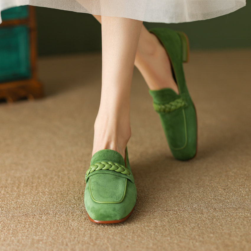 USS Shoes Perla Women's Suede Office Loafers - Luxuryurbanwear