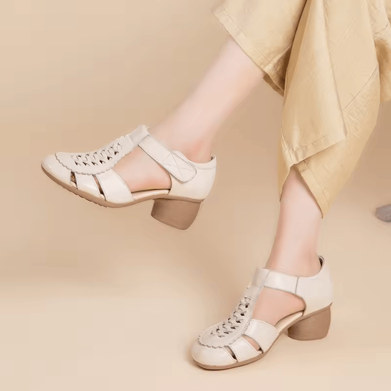 USS Shoes Pina Women's Hollow Leather Comfortable Sandals