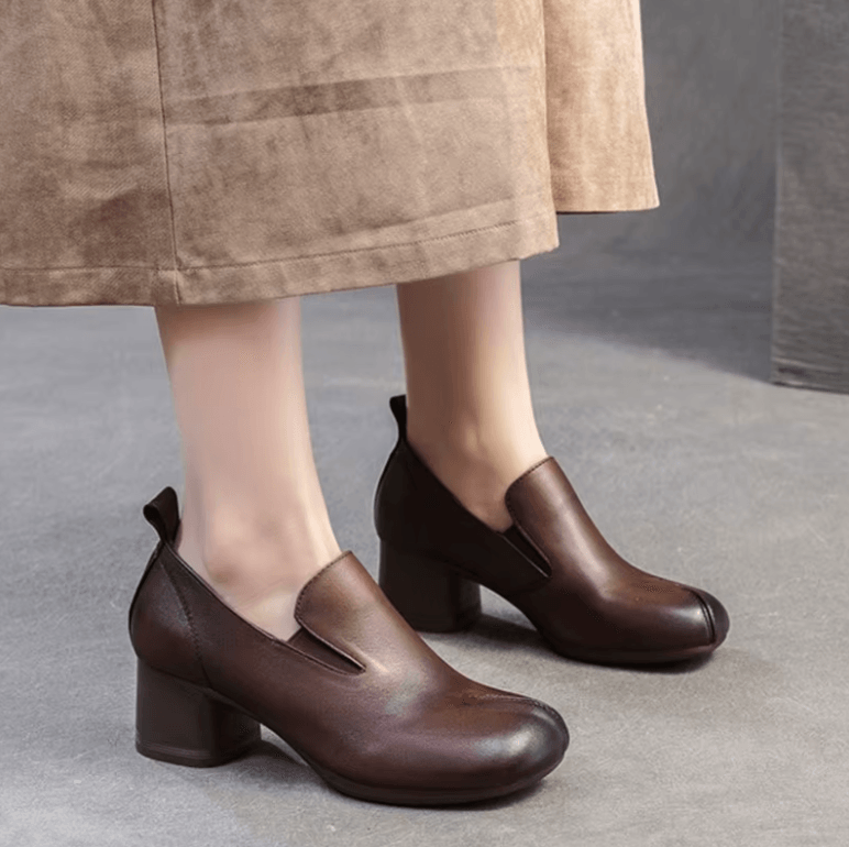 USS Shoes Rafaela Women's Handmade Leather Comfortable Pumps