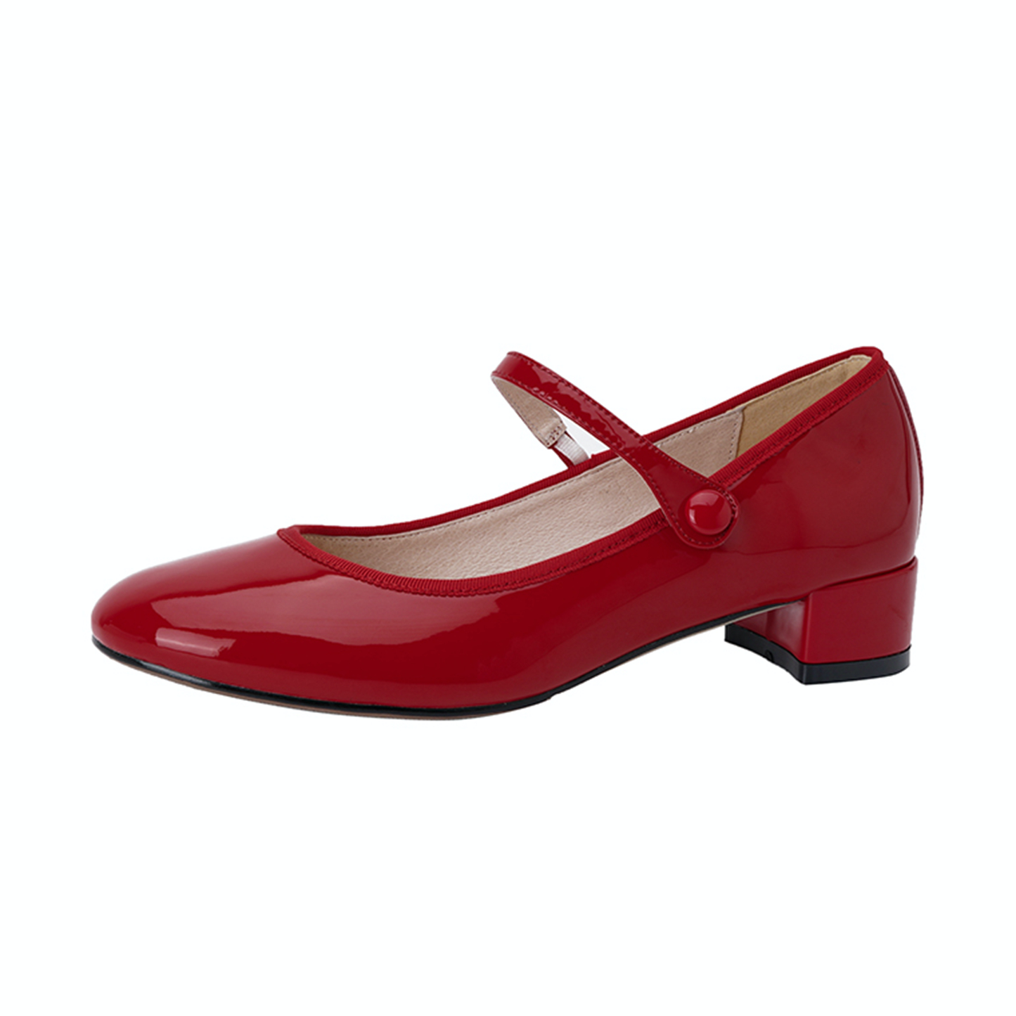 USS Shoes Raimel Women's Patent Leather Low Heel Pumps - Luxuryurbanwear