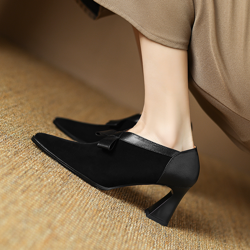 USS Shoes Ramira Women's Leather Suede Pumps - Luxuryurbanwear