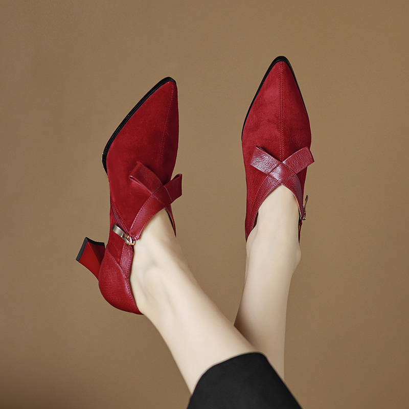 USS Shoes Ramira Women's Leather Suede Pumps - Luxuryurbanwear