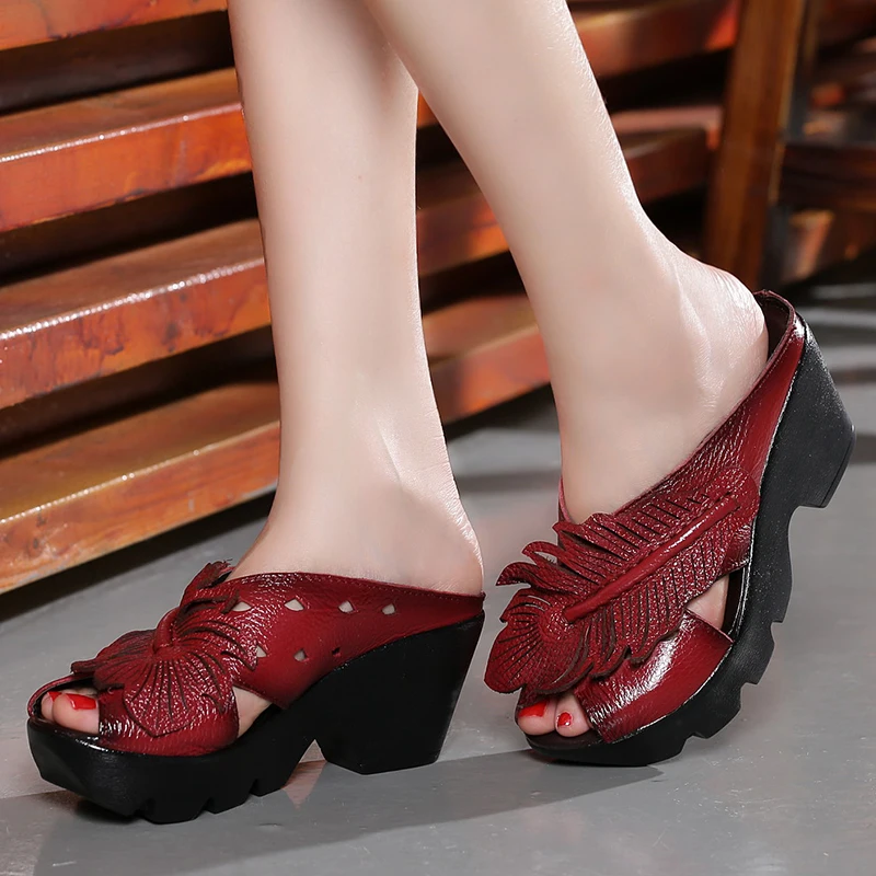 USS Shoes Raquel Women's Platform Sandals - Luxuryurbanwear