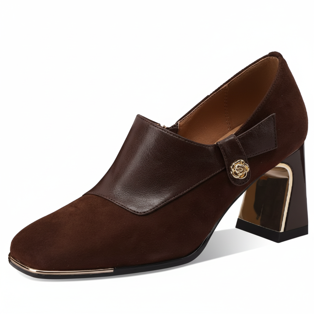 USS Shoes Rebeca Women's Leather Soft and Comfortable Pumps - Luxuryurbanwear