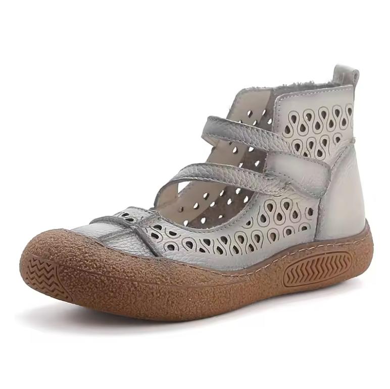 USS Shoes Reina Women's Retro Handmade Leather Sandals - Luxuryurbanwear