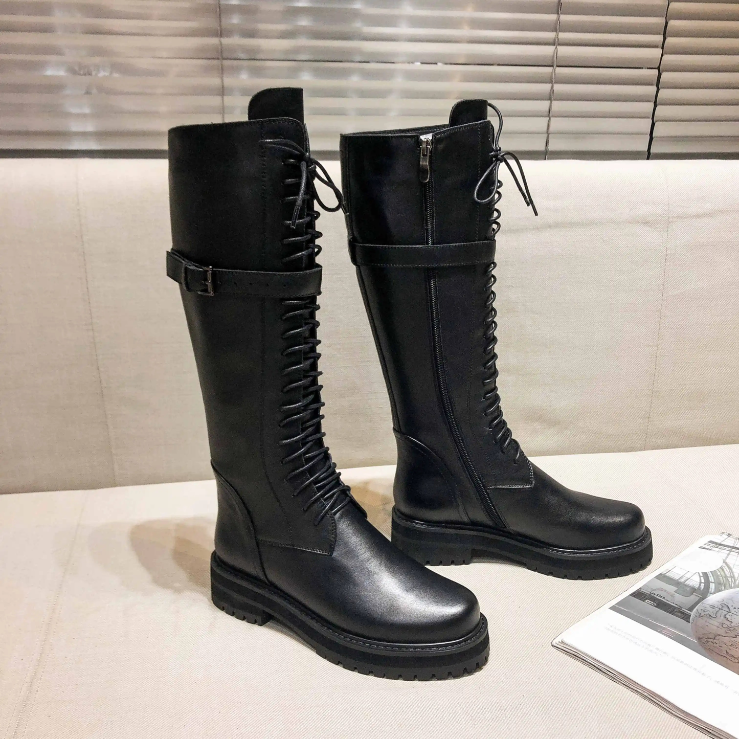 USS Shoes Renata Women's Round Toe Boots - Luxuryurbanwear