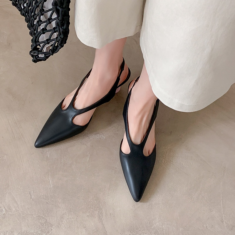 USS Shoes Rita Women's Pointed Toe Mid Heels Sandals - Luxuryurbanwear