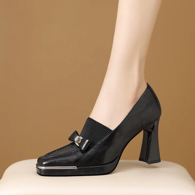 USS Shoes Romina Women's Genuine Leather Platform Dress Pumps - Luxuryurbanwear