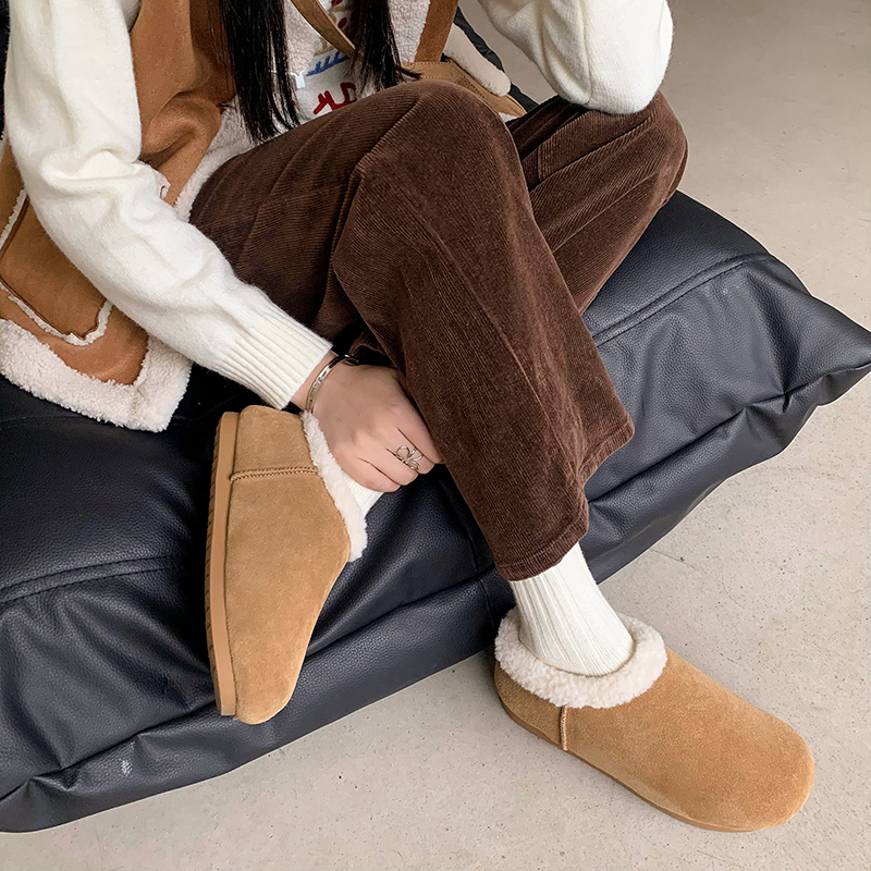 USS Shoes Romina Women's Plush Winter Snow Flat Slipper - Luxuryurbanwear