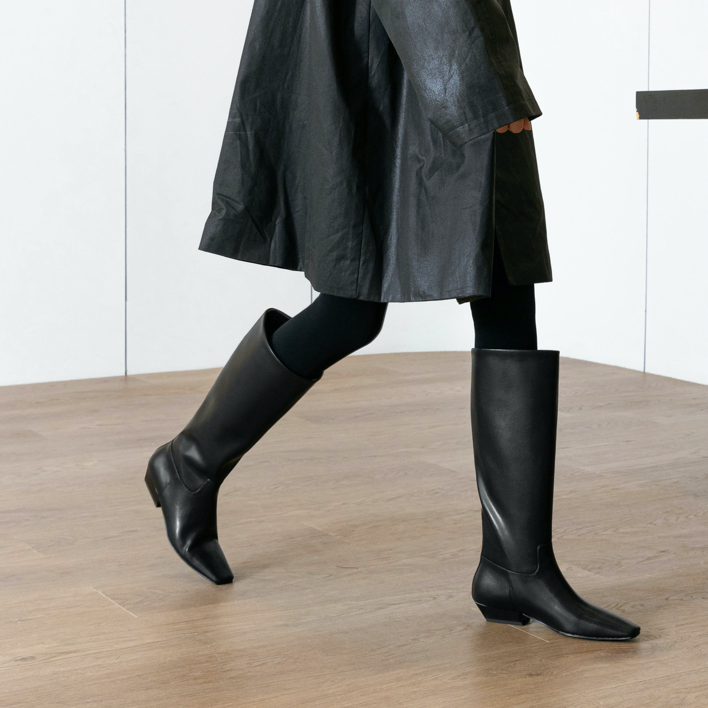 USS Shoes Rosario Women's Mid Heel Knee High Boots - Luxuryurbanwear