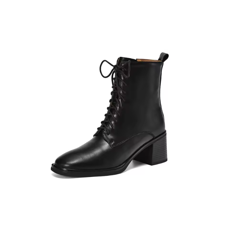USS Shoes Sandy Women's Leather Lace Up Boots - Luxuryurbanwear